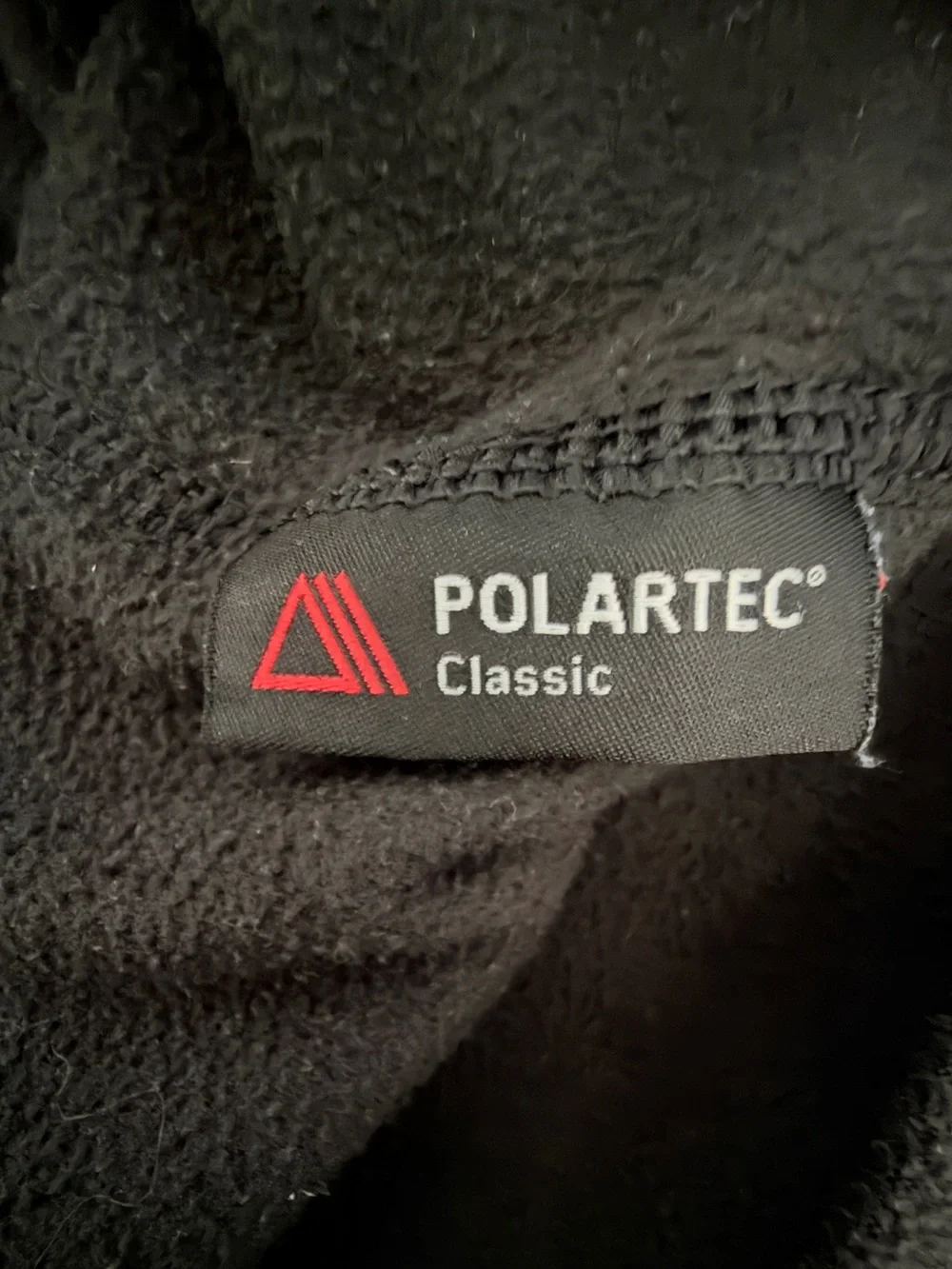 The North Face Men’s XXL Polartec Fleece Quarter Zip Pullover Black Gray